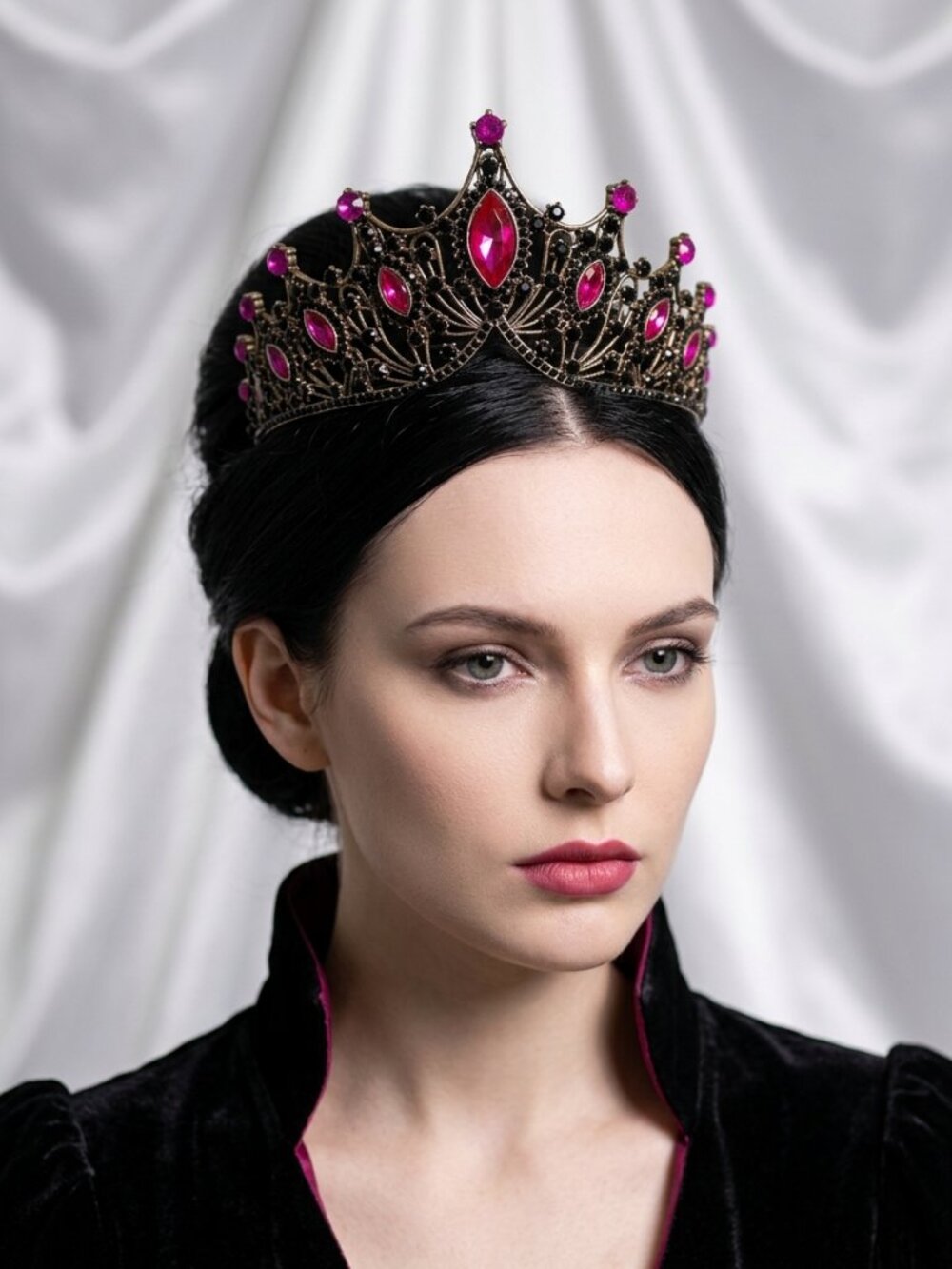 Princess Crown and Tiara for Women Crystal Rhinestone Headbands for Birthday Wed